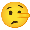Google lying face