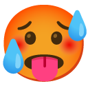 谷歌 发热的脸