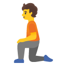Google person kneeling
