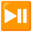 Google play or pause button