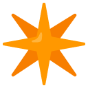 Google eight-pointed star
