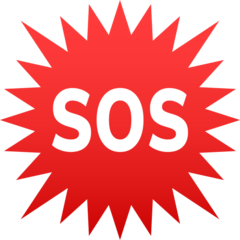 JoyPixels SOS button