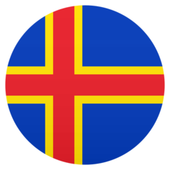 JoyPixels flag: Åland Islands