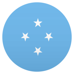 JoyPixels flag: Micronesia