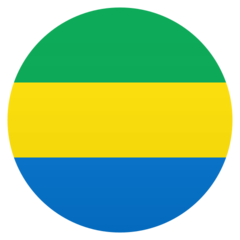 JoyPixels flag: Gabon