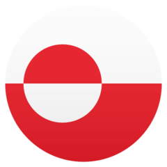 JoyPixels flag: Greenland
