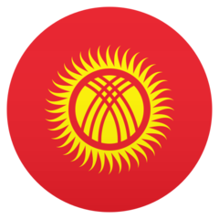 JoyPixels flag: Kyrgyzstan
