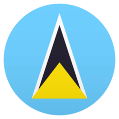 JoyPixels flag: St. Lucia