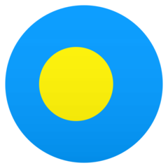 JoyPixels flag: Palau