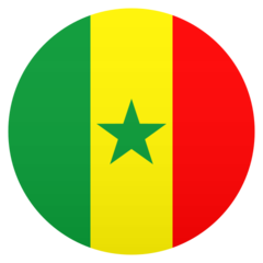 JoyPixels flag: Senegal