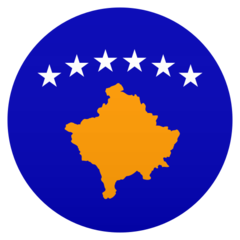 JoyPixels flag: Kosovo