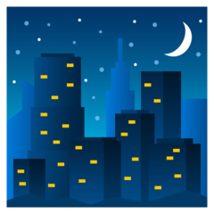 JoyPixels 星光闪闪的夜晚