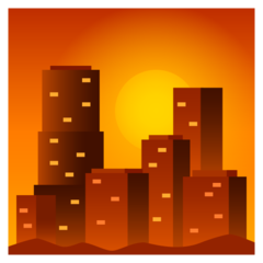 JoyPixels sunset