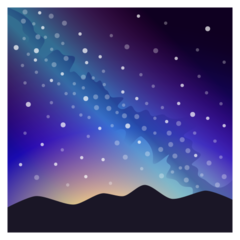 JoyPixels milky way