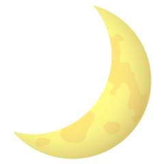 JoyPixels crescent moon