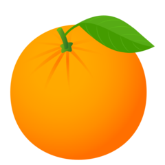 JoyPixels tangerine