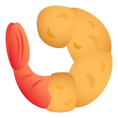 JoyPixels fried shrimp