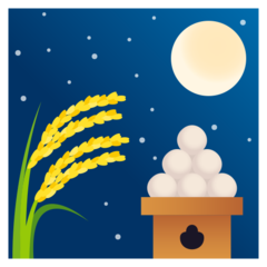 JoyPixels Moon viewing ceremony