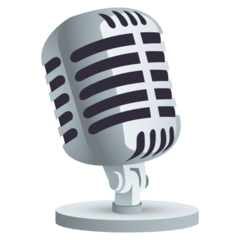 JoyPixels studio microphone