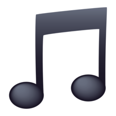 JoyPixels musical note
