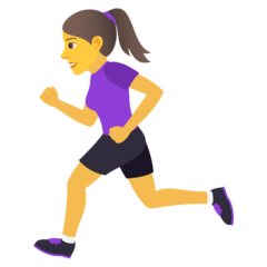 JoyPixels woman running