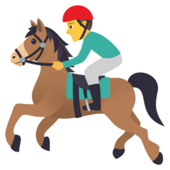 JoyPixels horse racing