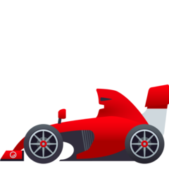 JoyPixels racing car
