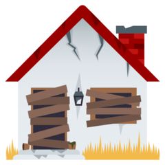JoyPixels derelict house