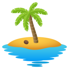 JoyPixels desert island
