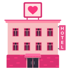 JoyPixels love hotel
