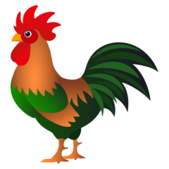 JoyPixels rooster