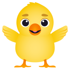 JoyPixels 站着的小鸡