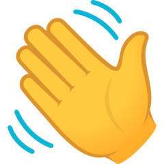 JoyPixels waving hand