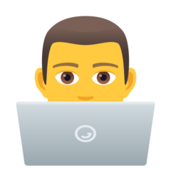 JoyPixels man technologist