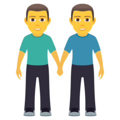 JoyPixels men holding hands