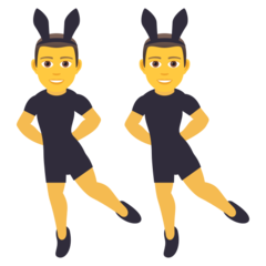 JoyPixels men with bunny ears