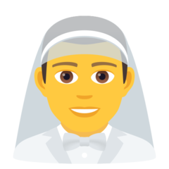 JoyPixels man with veil
