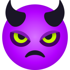 JoyPixels 长角的小恶魔在生气