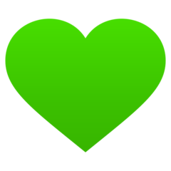 JoyPixels green heart