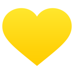 JoyPixels yellow heart