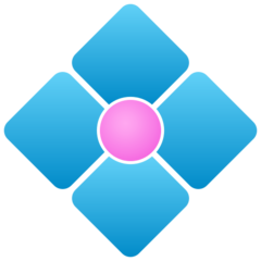 JoyPixels 内含一个圆点的钻石形状