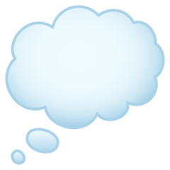JoyPixels thought balloon