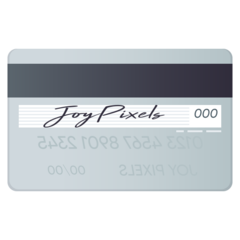 JoyPixels credit card