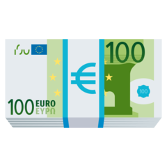 JoyPixels euro banknote