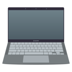 JoyPixels laptop