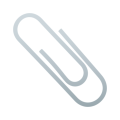 JoyPixels paperclip