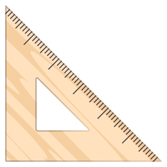 JoyPixels triangular ruler