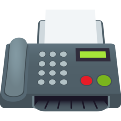JoyPixels fax machine