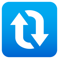 JoyPixels clockwise vertical arrows