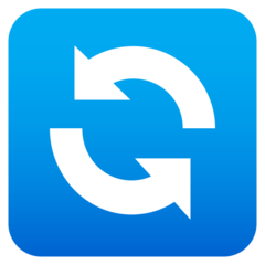 JoyPixels counterclockwise arrows button